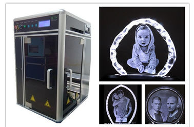 China Uso de cristal del centro comercial de la máquina de grabado del laser la monofásico 3D/de la cabina de la foto proveedor