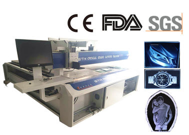 China Máquina de grabado grande del laser cristalino de la escala 3D, máquina de grabado subsuperficie del escáner rápido fábrica