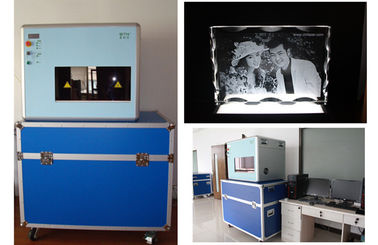 China 2D / máquina de grabado del laser de 3D 800W, máquina de grabado interna modificada para requisitos particulares del laser del CNC del cristal proveedor