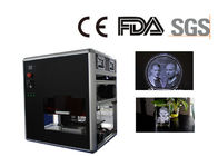 China Máquina de grabado de cristal profesional del laser cristalino 3D, hecha en China compañía
